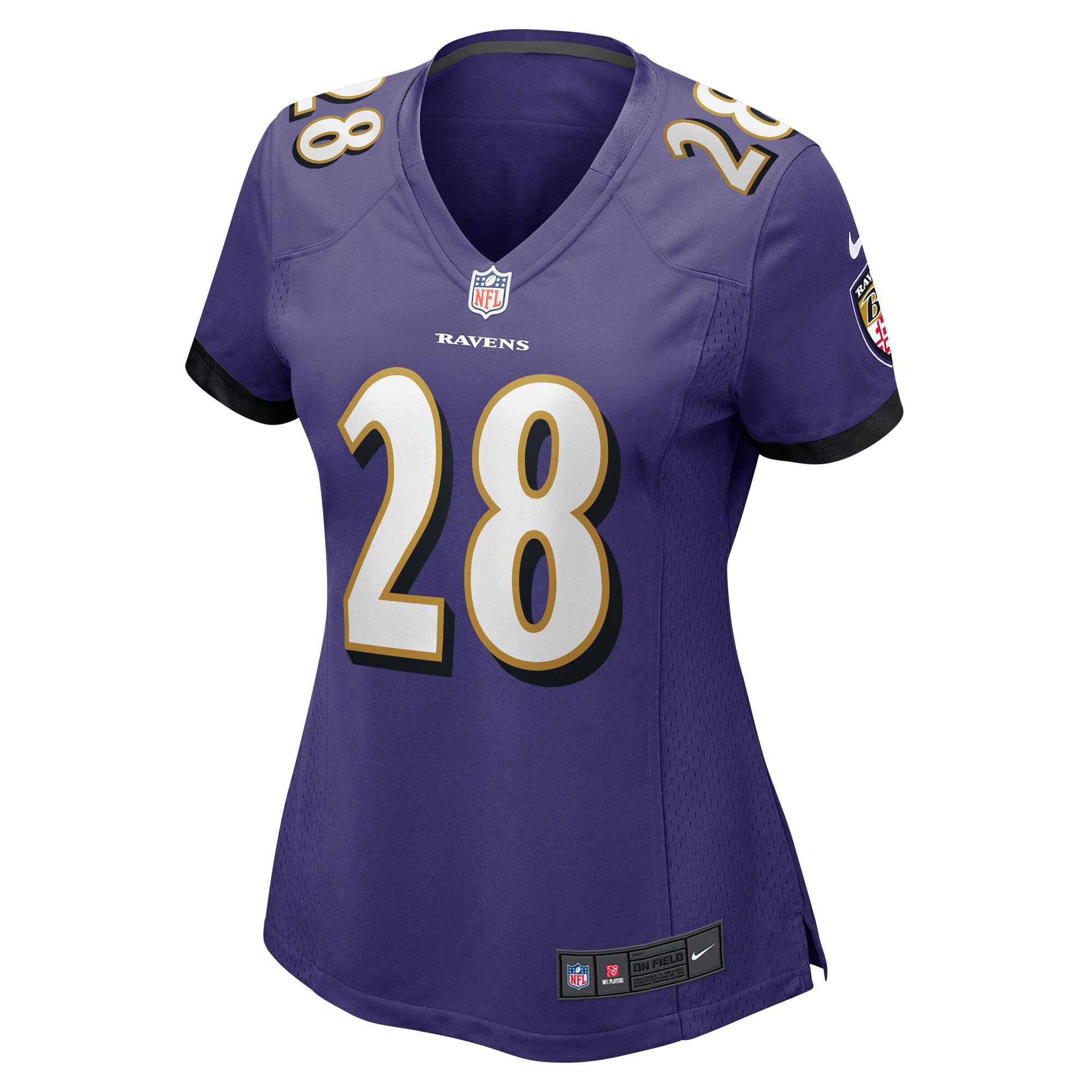 Trayvon Mullen Jr. Baltimore Ravens Nike Women’s Team Game Jersey – Purple - Image 2