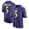 Jalyn Armour-Davis Baltimore Ravens Nike Game Player Jersey – Purple