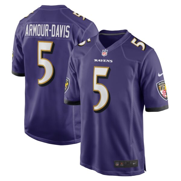 Jalyn Armour-Davis Baltimore Ravens Nike Game Player Jersey – Purple