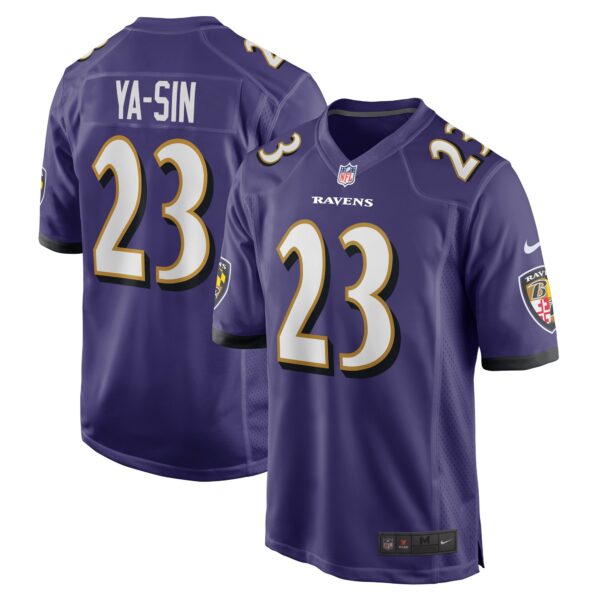 Rock Ya-Sin Baltimore Ravens Nike Game Jersey – Purple