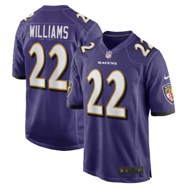 Damarion Williams Baltimore Ravens Nike Player Game Jersey – Purple