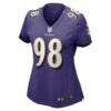 Travis Jones Baltimore Ravens Nike Women’s Player Game Jersey – Purple