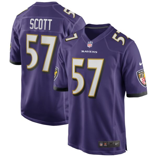 Bart Scott Baltimore Ravens Nike Game Retired Player Jersey – Purple