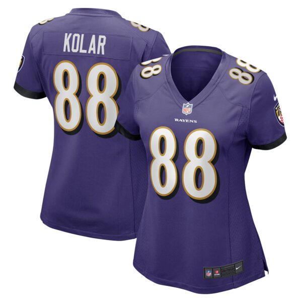 Charlie Kolar Baltimore Ravens Nike Women’s Player Game Jersey – Purple