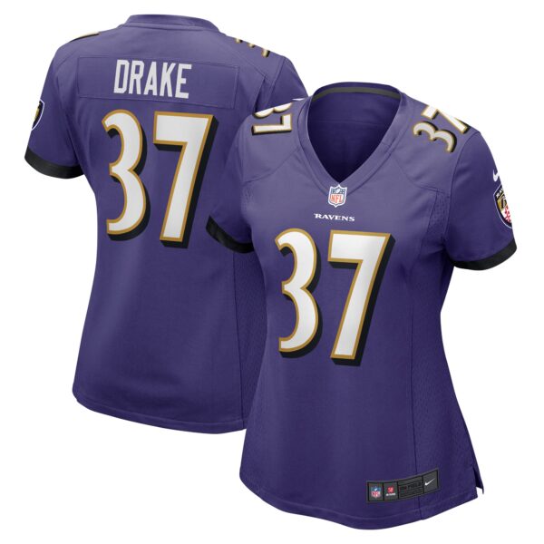 Kenyan Drake Baltimore Ravens Nike Women’s Game Jersey – Purple