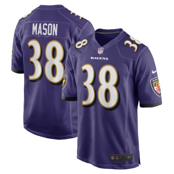 Ben Mason Baltimore Ravens Nike Game Jersey – Purple