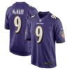 Steve McNair Baltimore Ravens Nike Game Retired Player Jersey – Purple