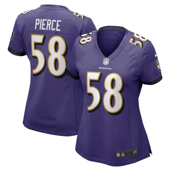 Michael Pierce Baltimore Ravens Nike Women’s Player Game Jersey – Purple