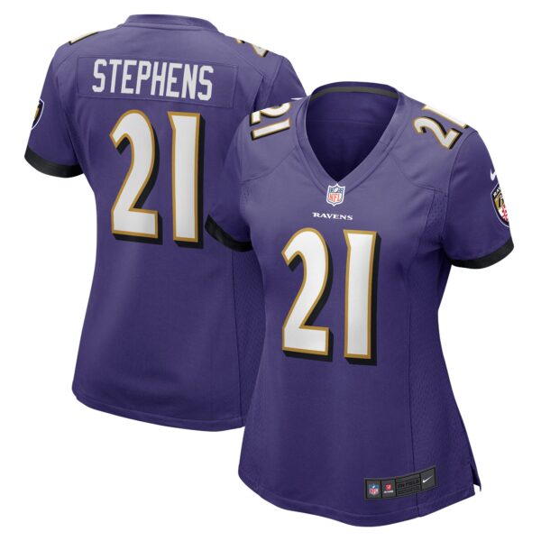 Brandon Stephens Baltimore Ravens Nike Women’s Game Jersey – Purple