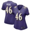 Nick Moore Baltimore Ravens Nike Women’s Game Player Jersey – Purple