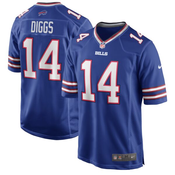 Stefon Diggs Buffalo Bills Nike Logo Game Player Jersey – Royal