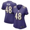 Jeremiah Moon Baltimore Ravens Nike Women’s Game Player Jersey – Purple