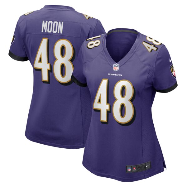 Jeremiah Moon Baltimore Ravens Nike Women’s Game Player Jersey – Purple