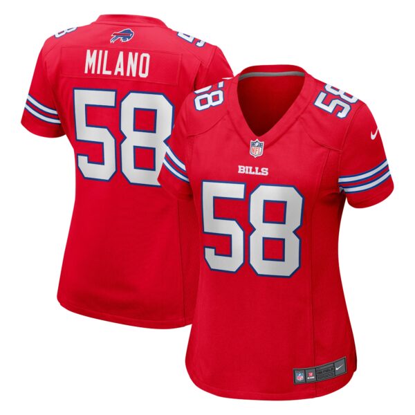 Matt Milano Buffalo Bills Nike Women’s Player Jersey – Red