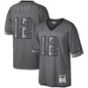 Jim Kelly Buffalo Bills Mitchell & Ness 1990 Retired Player Metal Legacy Jersey – Charcoal