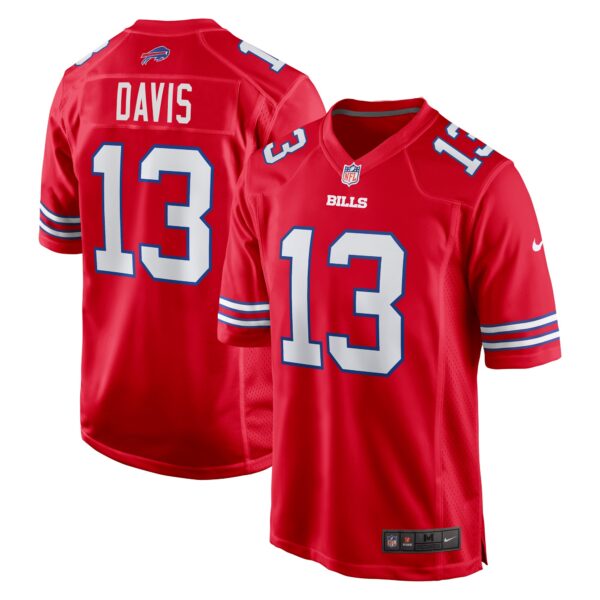 Gabe Davis Buffalo Bills Nike Alternate Game Jersey – Red