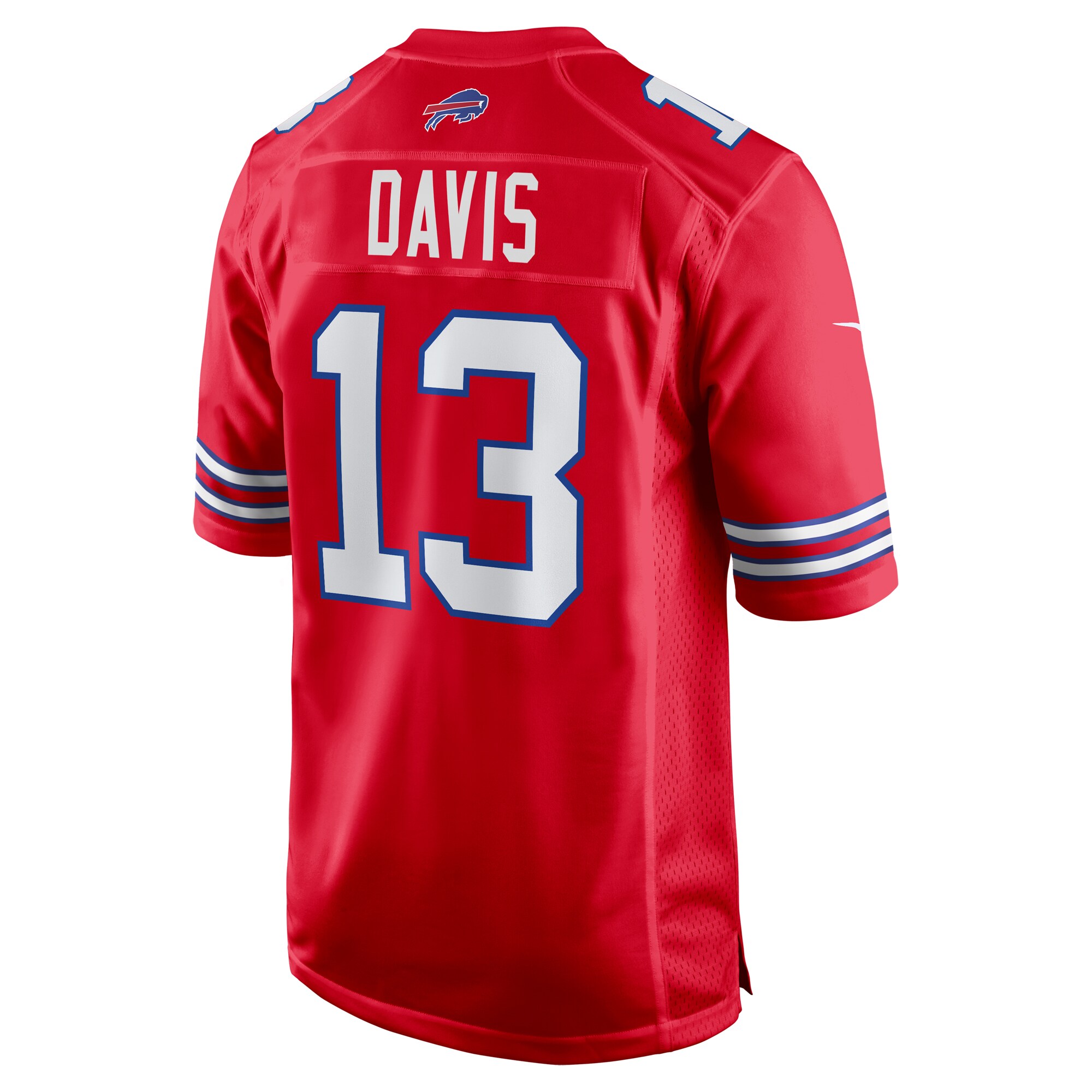 Gabe Davis Buffalo Bills Nike Alternate Game Jersey – Red - Image 3