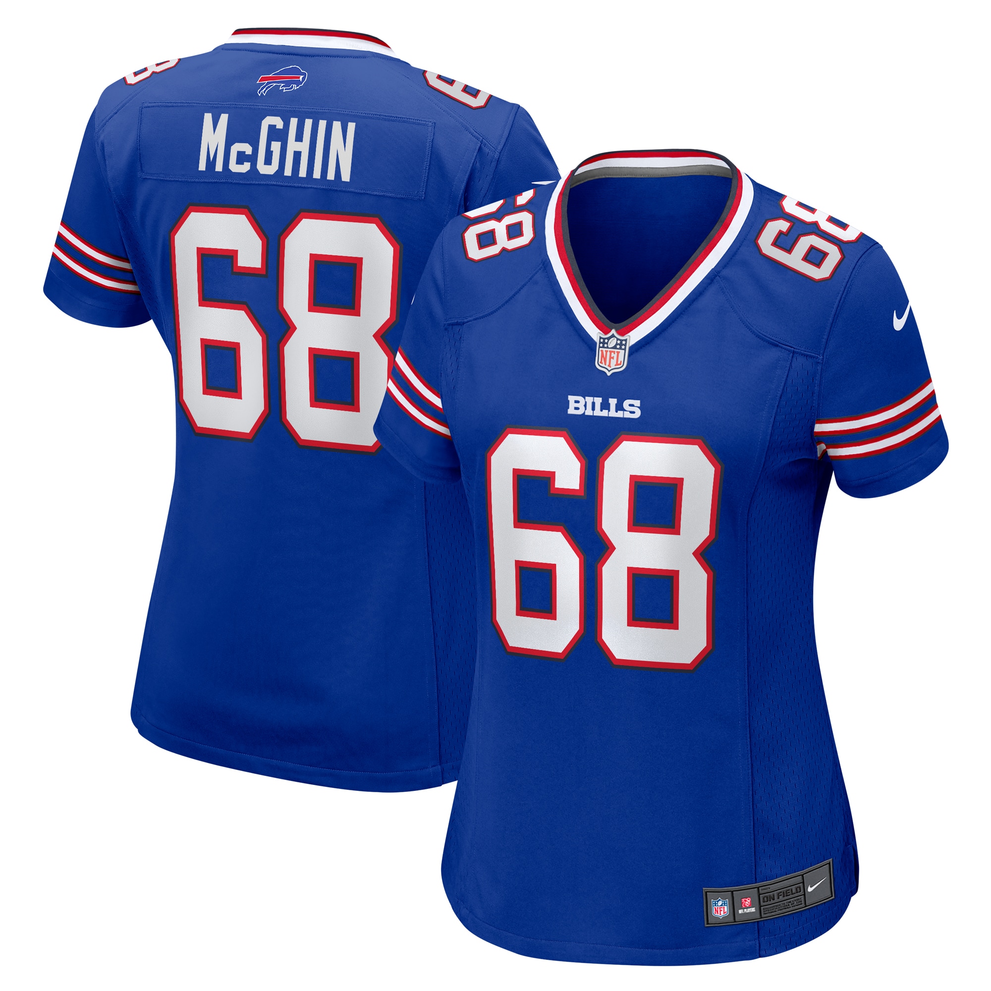 Garrett McGhin Buffalo Bills Nike Women’s Team Game Jersey – Royal