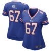 Kent Hull Buffalo Bills Nike Women’s Game Retired Player Jersey – Royal