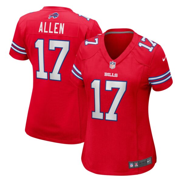 Josh Allen Buffalo Bills Nike Women’s Player Jersey – Red