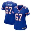 Travis Clayton Buffalo Bills Nike Women’s Game Jersey – Royal