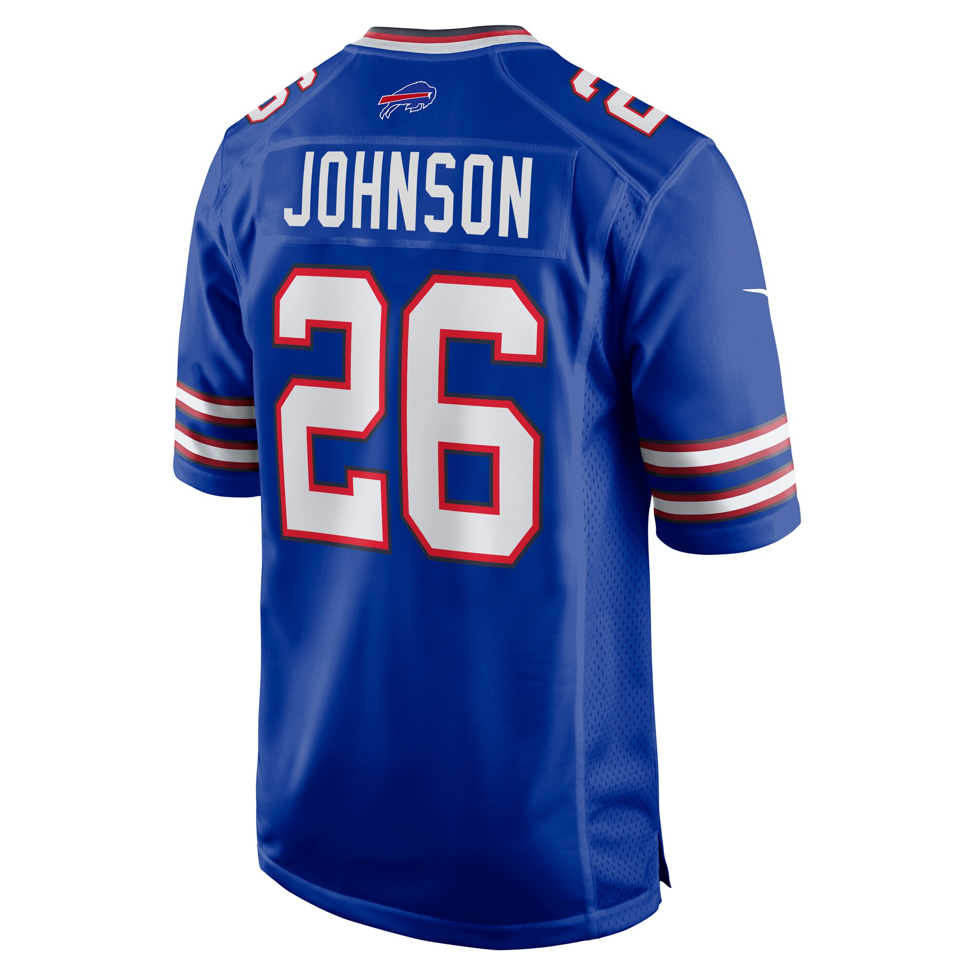 Ty Johnson Buffalo Bills Nike Team Game Jersey – Royal - Image 3