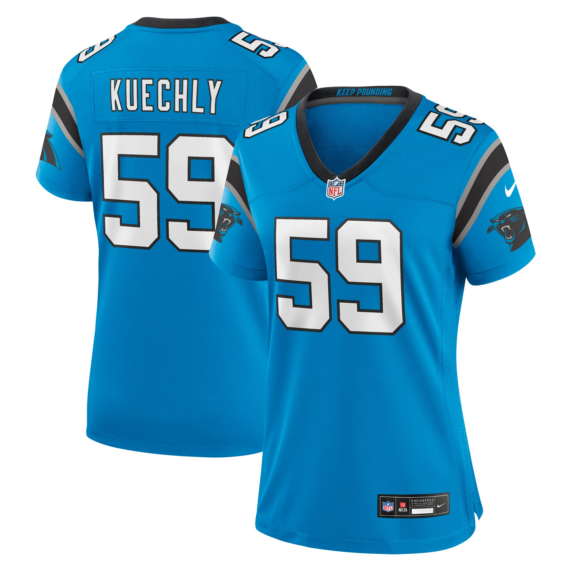 Luke Kuechly Carolina Panthers Nike Women’s Retired Player Game Jersey – Blue