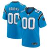 Jonathon Brooks Carolina Panthers Nike 2024 NFL Draft Alternate Game Player Jersey – Blue