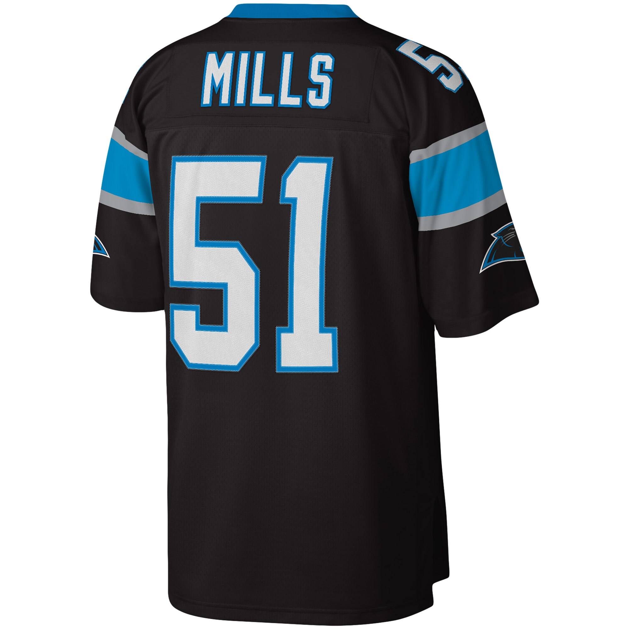 Sam Mills Carolina Panthers Mitchell & Ness Legacy Jersey – Black - Image 3