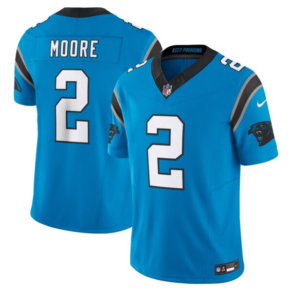 D.J. Moore Carolina Panthers Nike Vapor F.U.S.E. Limited Jersey – Blue