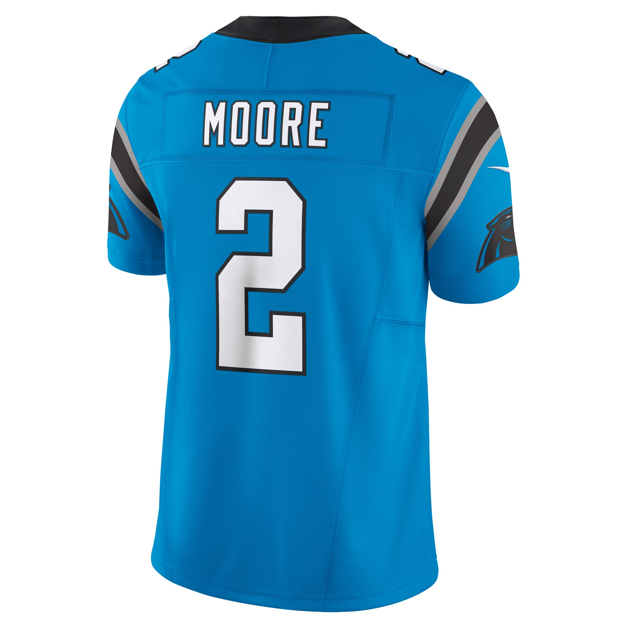 D.J. Moore Carolina Panthers Nike Vapor F.U.S.E. Limited Jersey – Blue - Image 3