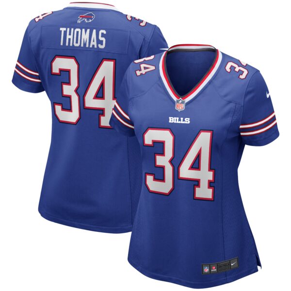 Thurman Thomas Buffalo Bills Nike Women’s Game Retired Player Jersey – Royal