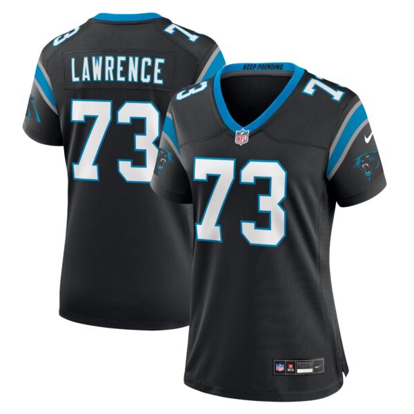 Rashard Lawrence Carolina Panthers Nike Women’s Game Jersey – Black