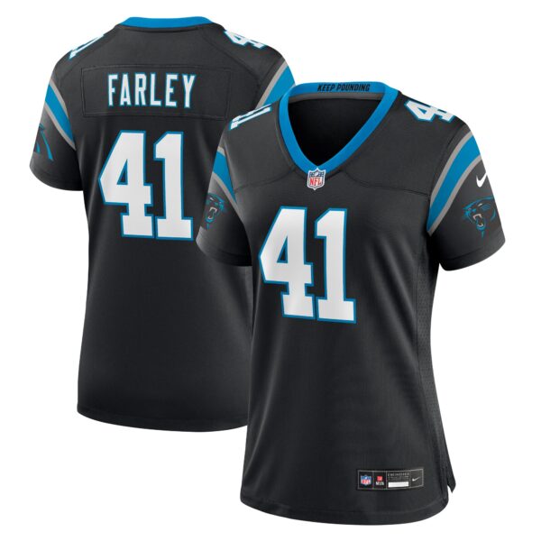 Matthias Farley Carolina Panthers Nike Women’s Game Jersey – Black