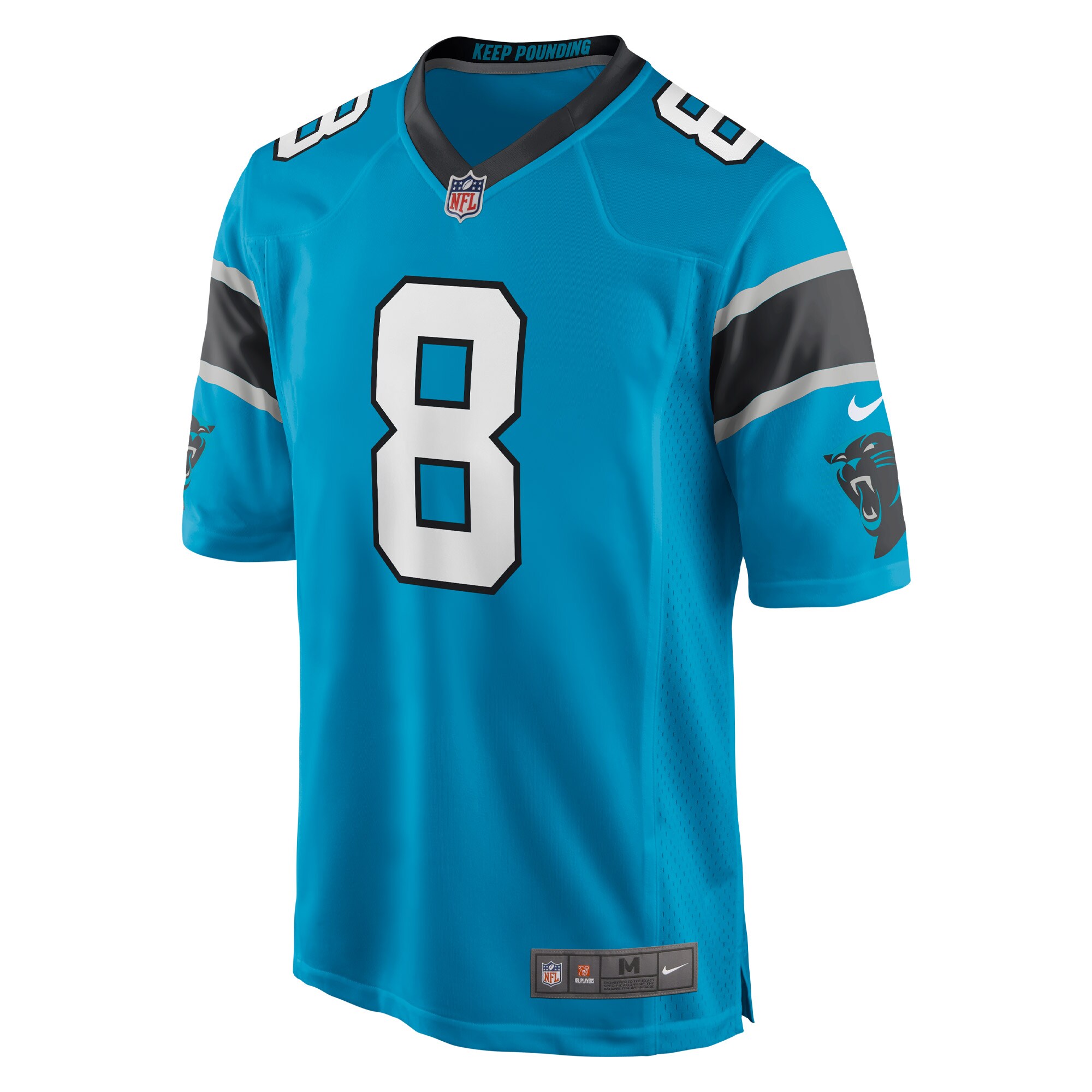 Jaycee Horn Carolina Panthers Nike Game Jersey – Blue - Image 2