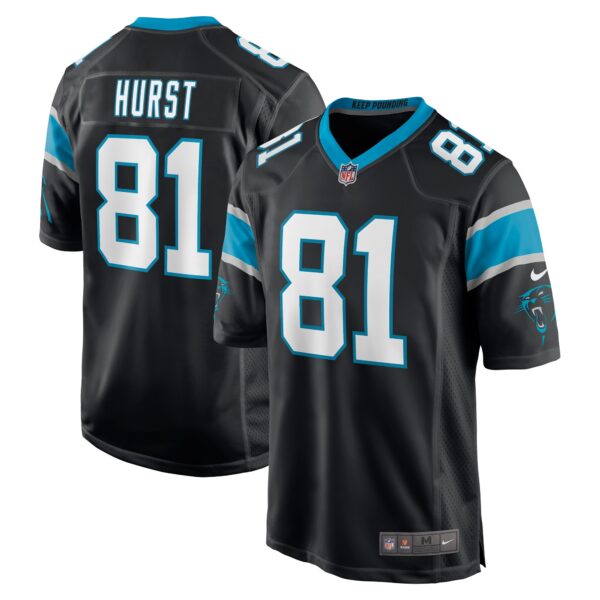 Hayden Hurst Carolina Panthers Nike Game Player Jersey – Black