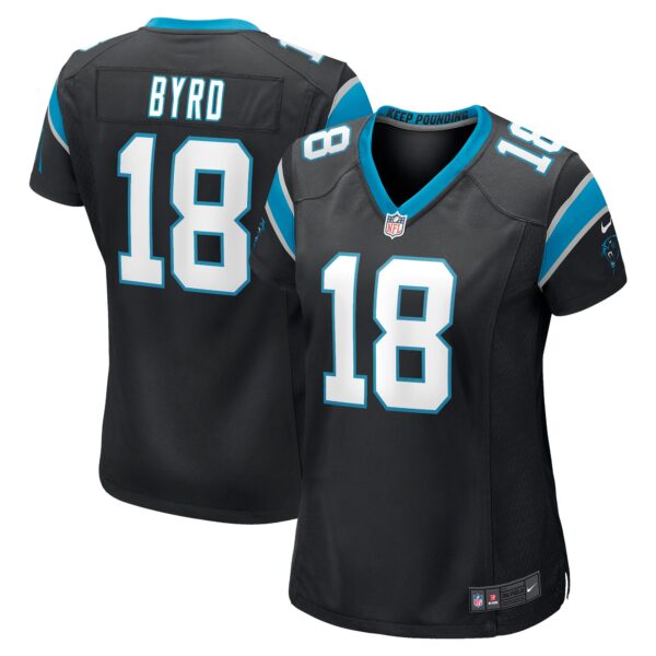 Damiere Byrd Carolina Panthers Nike Women’s Game Player Jersey – Black