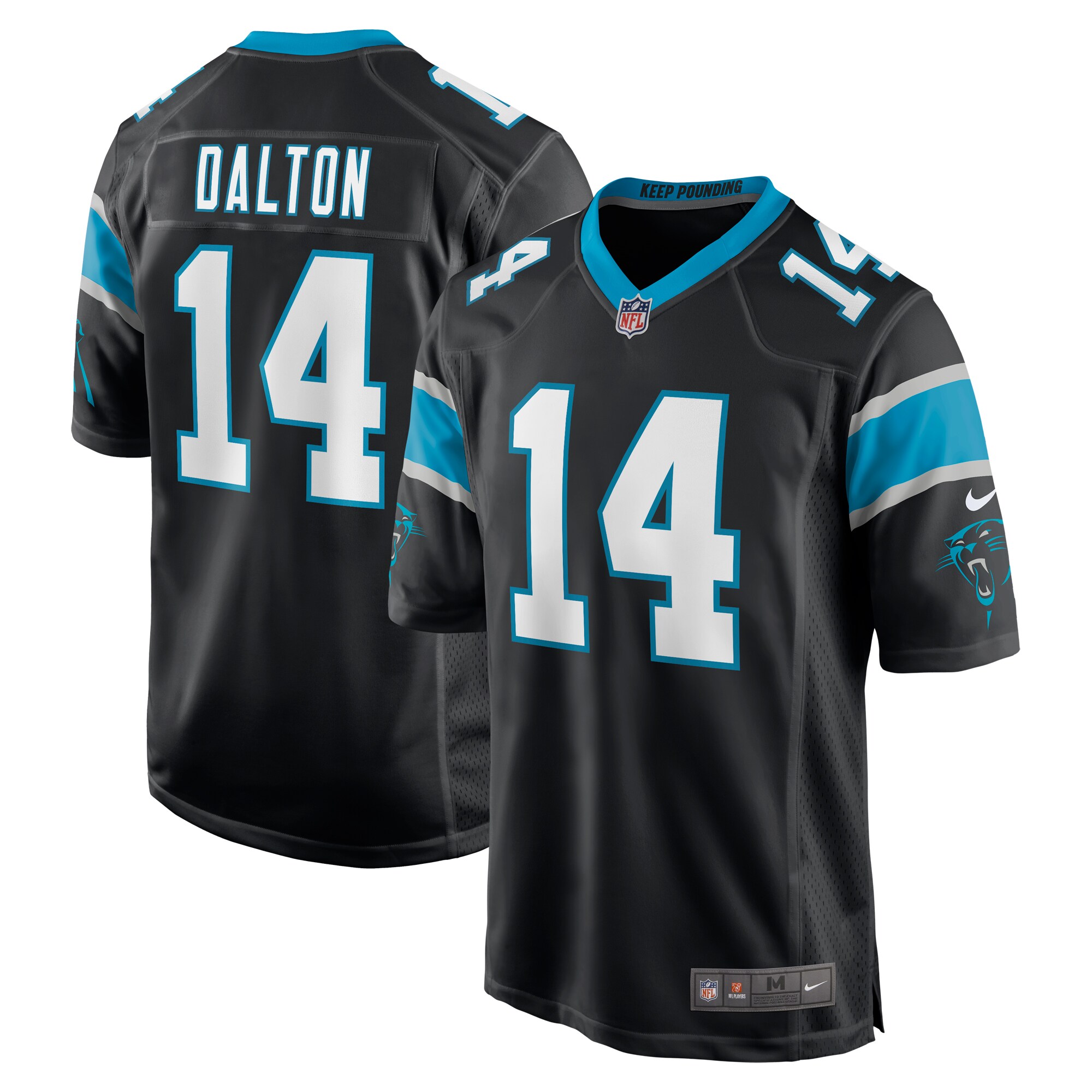 Andy Dalton Carolina Panthers Nike Game Player Jersey – Black