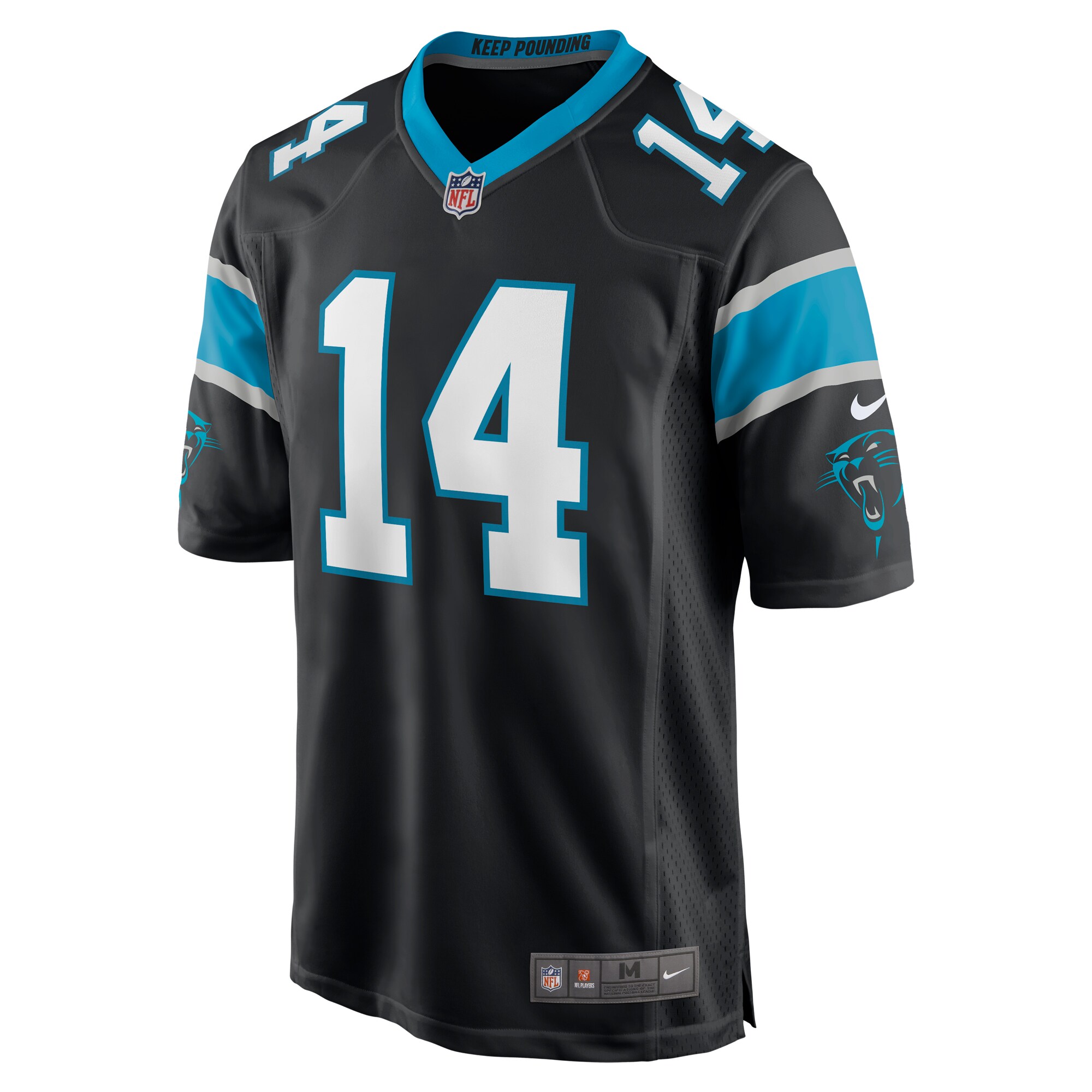 Andy Dalton Carolina Panthers Nike Game Player Jersey – Black - Image 2