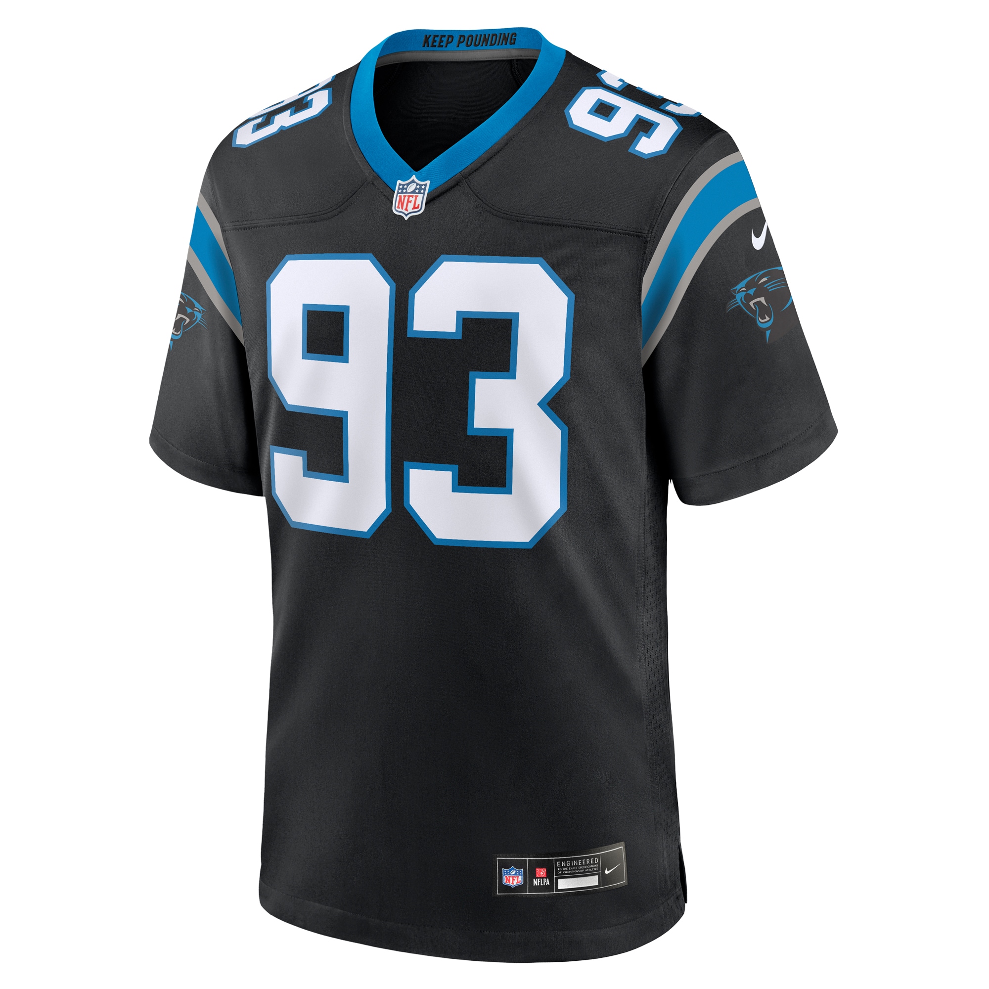 LaBryan Ray Carolina Panthers Nike Team Game Jersey – Black