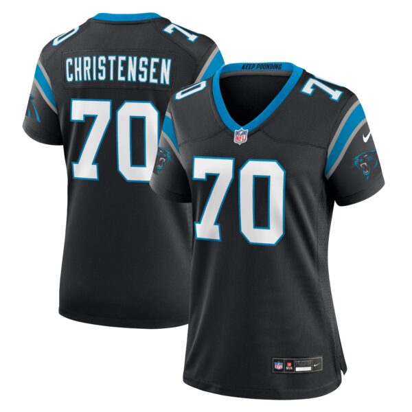 Brady Christensen Carolina Panthers Nike Women’s Team Game Jersey – Black