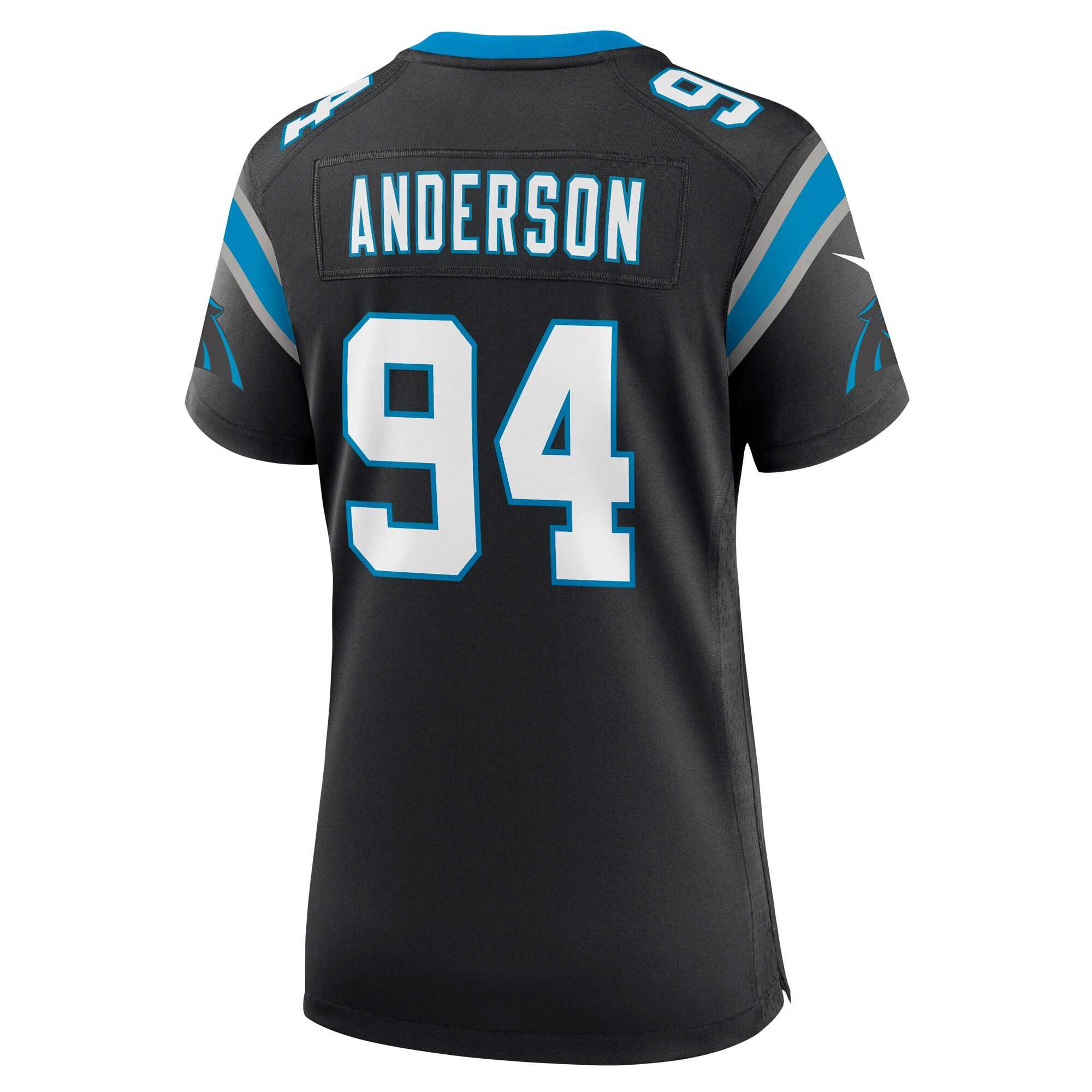 Henry Anderson Carolina Panthers Nike Women’s Team Game Jersey – Black - Image 3