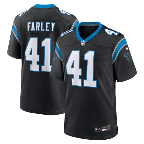 Matthias Farley Carolina Panthers Nike Game Jersey – Black