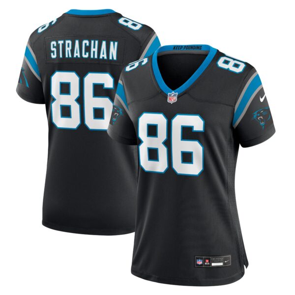 Mike Strachan Carolina Panthers Nike Women’s Game Jersey – Black