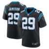 D’Shawn Jamison Carolina Panthers Nike Team Game Jersey – Black