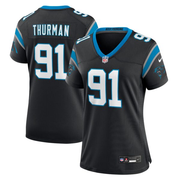 Nick Thurman Carolina Panthers Nike Women’s Team Game Jersey – Black