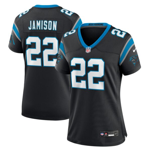 D’Shawn Jamison Carolina Panthers Nike Women’s Team Game Jersey – Black