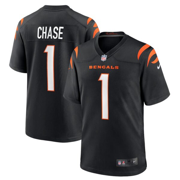 Ja’Marr Chase Cincinnati Bengals Nike Game Jersey – Black