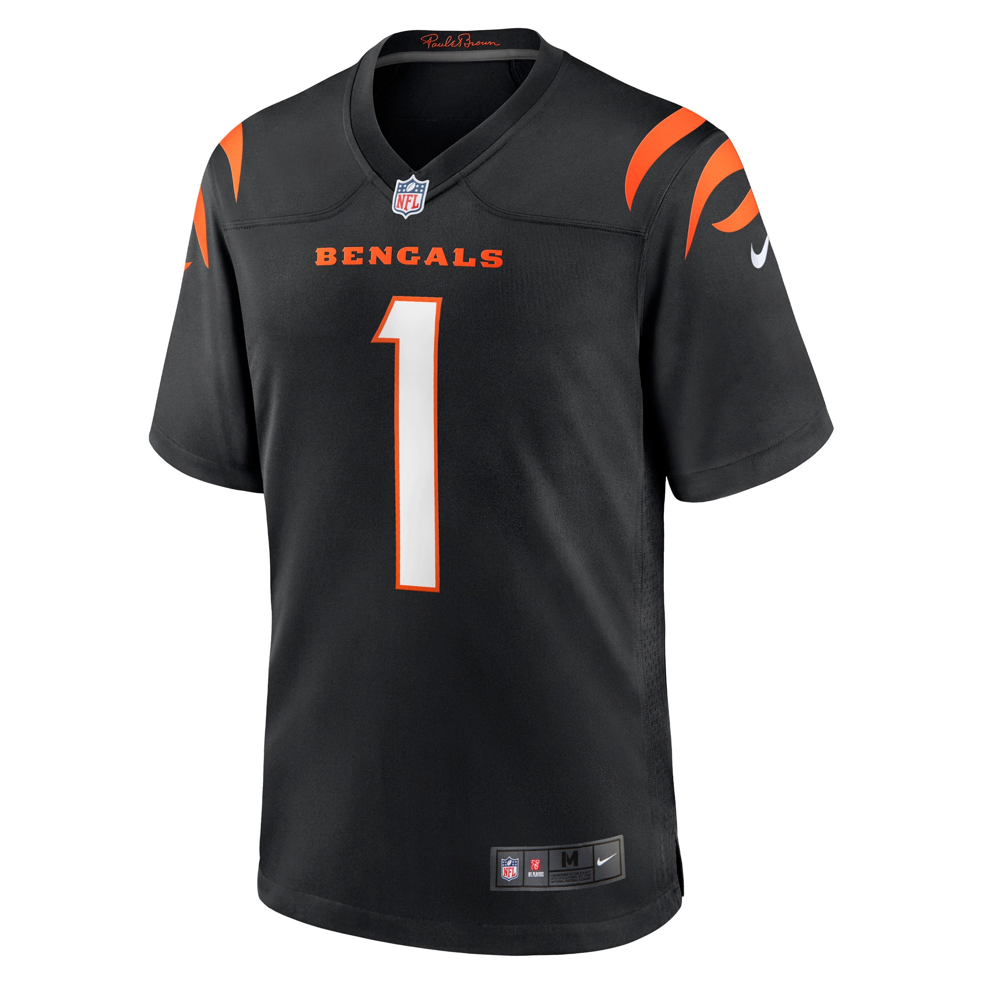 Ja’Marr Chase Cincinnati Bengals Nike Game Jersey – Black - Image 2