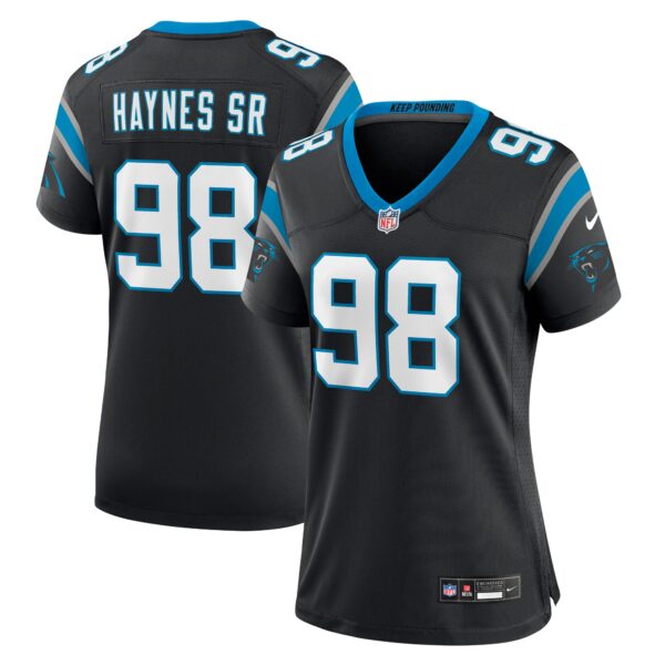 Marquis Haynes Sr. Carolina Panthers Nike Women’s Team Game Jersey – Black